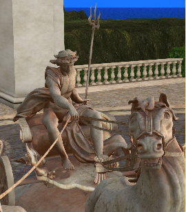 King Neptune in the Fountain at Bellezzamora