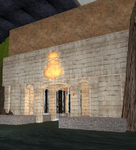 The entrance to the catacombs