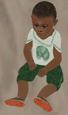 Petrichor shows off a new outfit at Deepthink East Sandbox.