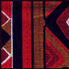 red and brown zigzag