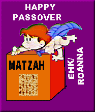 Diaper man delivers the matzoh