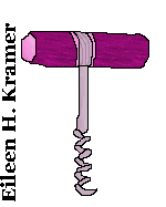 A purple corks screw