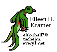 A name and address sig with a quetzel