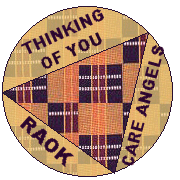kente thinking of you circle