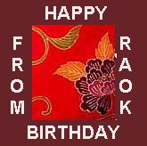 Japanese kimono happy birthday
